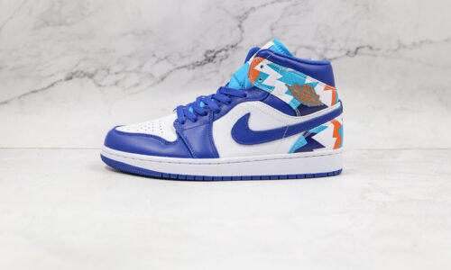 NIKE Air Jordan 1 Mid Geometric printing