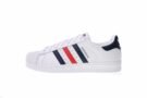 Adidas Superstar White Blue and Red