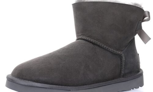 UGG W Mini Bailey Bow II "Dark grey bow 2.0 "