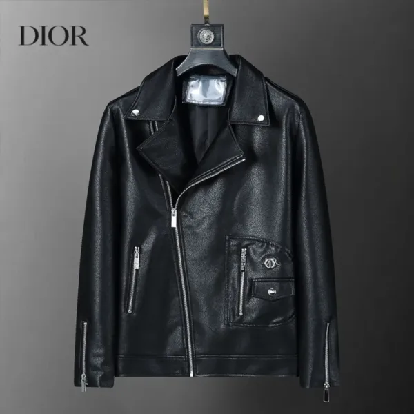 Dior Leather Jacket Black
