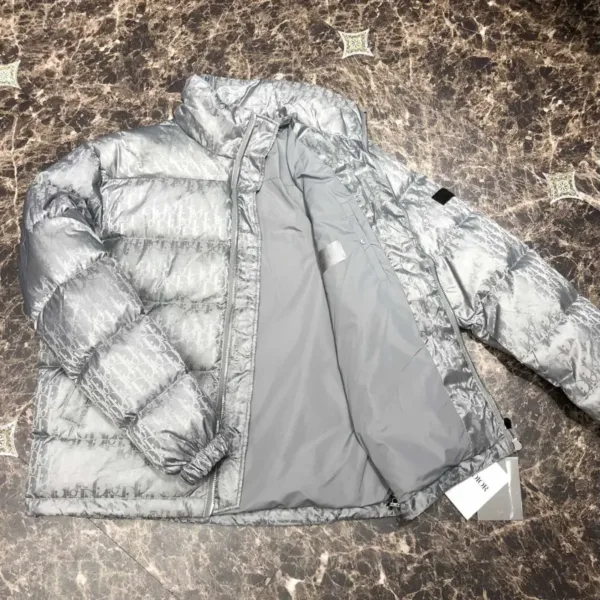 Dior Down Jacket Gray