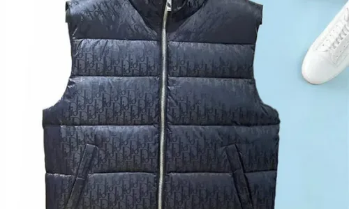 Dior Vest Down Jacket Nevy Blue