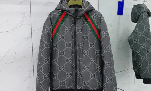 GG Jacket Gray And Border